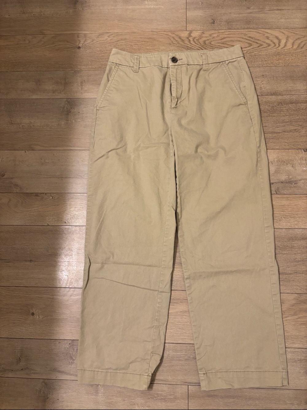 Bundle 3/$15 GAP Women's Girlfriend Khakis Beige Straight-Leg Trousers